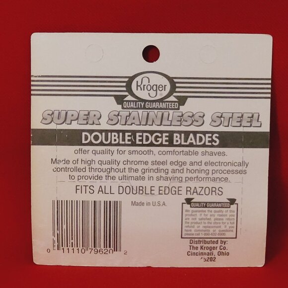 Kroger Super Stainless Steel Chrome Blades 10 pcs - Picture 2 of 8